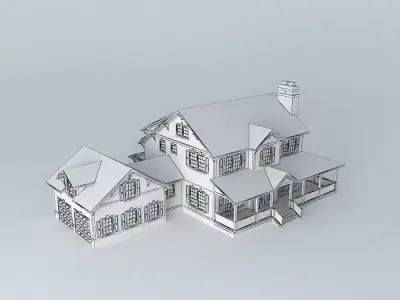 Farm House Free 3D model
