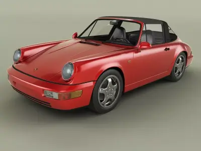 Porsche 911 964 Targa 3D model