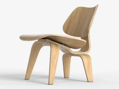 Eames Chair Low-poly 3D model