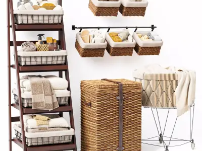 LAUNDRY SET 01 3D model