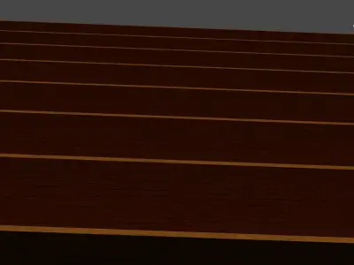 Modern shelf 3D model