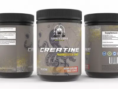 Protein Powder 3D model 105