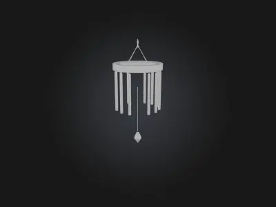 Wind Chime 3D model