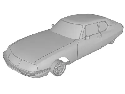 Citroen SM  3D print model