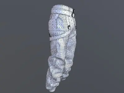 MILITARY PANTS PBR Low-poly 3D model