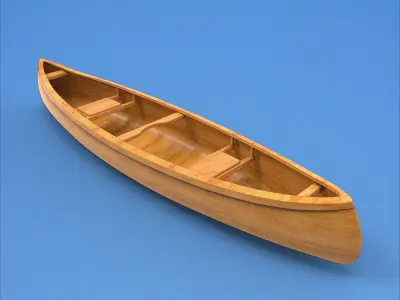 Canoe 3D model