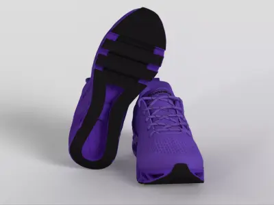 Womens Running Shoes Non Slip Athletic Tennis Low-poly 3D model