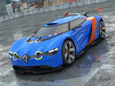 Renault concept vol 1 3D model