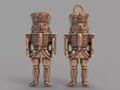 nutcracker 2 tree decor  3D print model