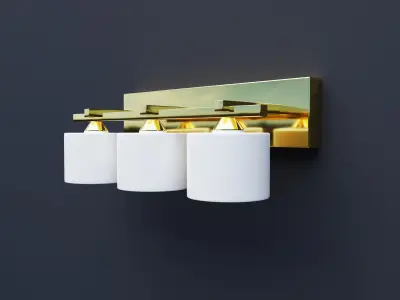 Wall lamp Low-poly 3D model