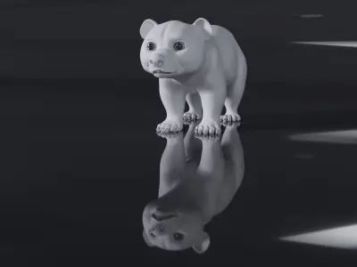 Bear Cub 3D Model 3D model