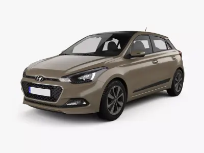 Hyundai i20 Asta 20183D model 3D model 3D model