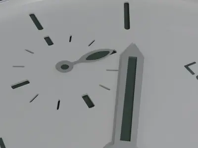 Panerai luminor Quranta swiss watch sliver 3D model