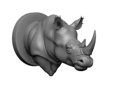 rhino head 3D print model