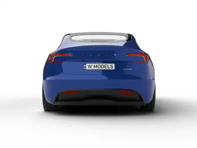Tesla Model 3 2024 3d model 3D model