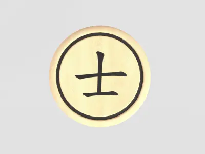 Chinese Chess Advisor v2 001 Low-poly 3D model