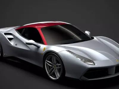 Ferrari 488 GTB The Shah 2018 3D model
