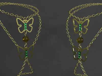 Hand jewelry 3D model