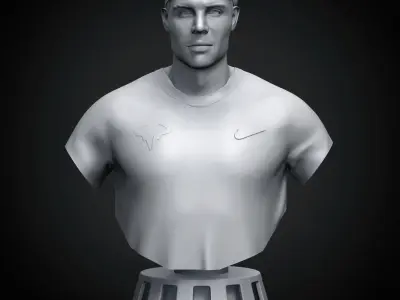 Rafael Nadal 3D Printable 3D print model