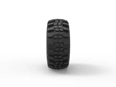 Offroad wheel 7 3D print model
