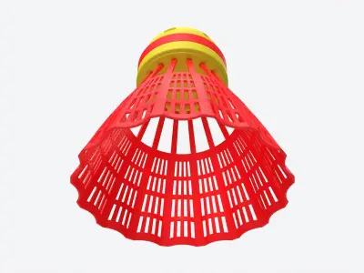 Speedminton Shuttlecock 3D model