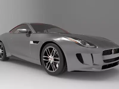 Jaguar F-Type Coupe 2015 3D model