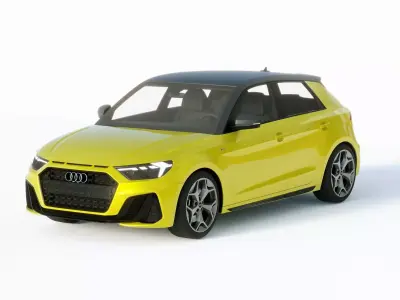 Audi A1 2019 3D model