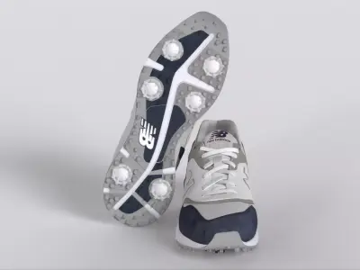 New Balance Men s 997 Golf Shoes Low-poly 3D model