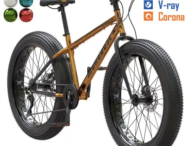 Mongoose Argus ST Mechanical Disc Brakes 3D model