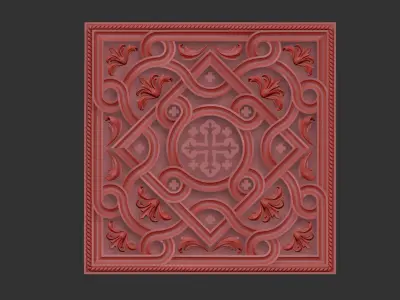 Carved Ornament  3D model
