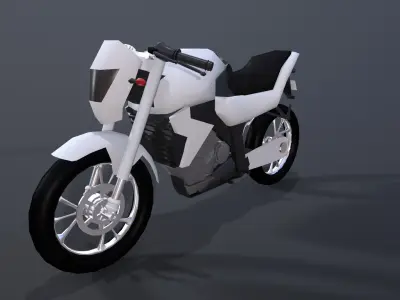 Low Poly Bikes motorcycle Free low-poly 3D model