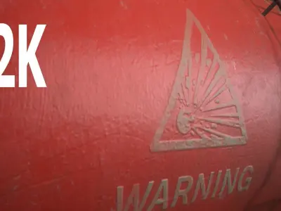 Fuel tank Low-poly 3D model