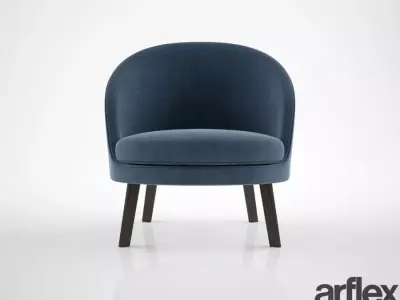 Arflex Jules armchair 3D model
