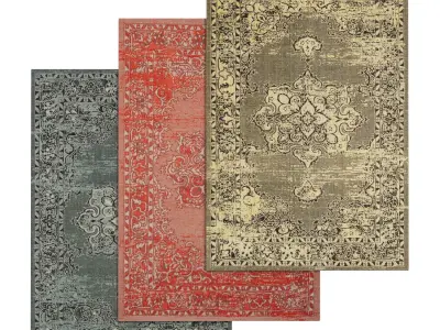 Rug Set 369 3D model