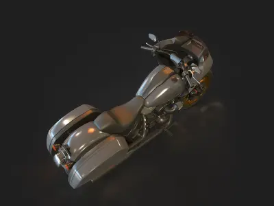 Base model Harley Davidson Low Rider ST 2023 3D model