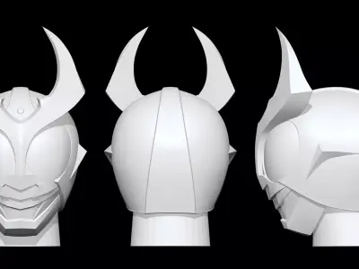 Kamen Rider Agito Helmet Free 3D model