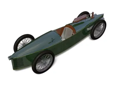 vintage car 3D model