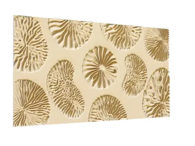 mural decor set wall panel 14 3D model