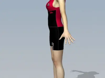 Sport Woman 3D model