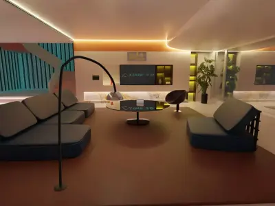 High-Quality Luxury House 3D Model  Modern Architectural Design 3D model