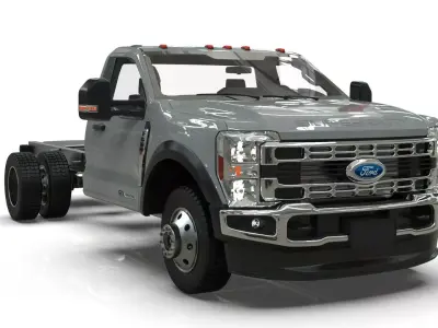 2024 F-600 Truck Chassis Blender 3D model