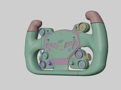 CUBE CONTROLS GT PRO STEERING WHEEL 3D model