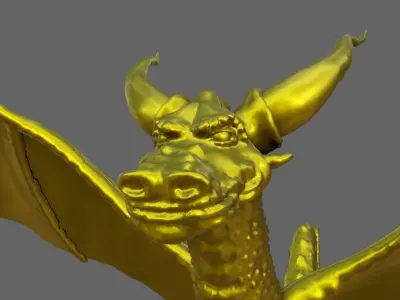 Gold Dragon - Dragao de Ouro 3D print model