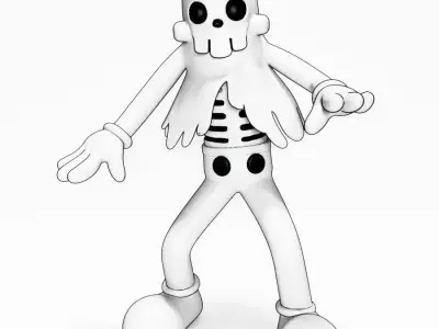 Ghost from Swing You Sinners toy 3D print model