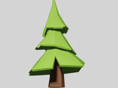 Low poly Tree Free low-poly 3D model purchase