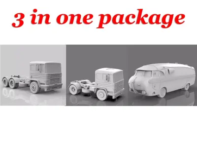 pegaso cod pegaso truck 4x4 and 6x6 3D print model 3D print model