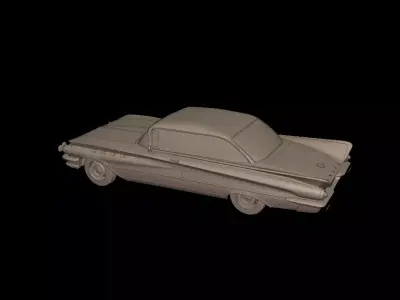 Buick LeSabre 1959 two doors hardtop 3D print model