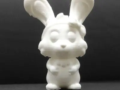 Bunny Hair Bow 3D print model