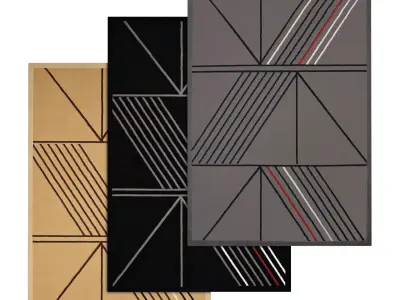 Rug Set 1200 3D model