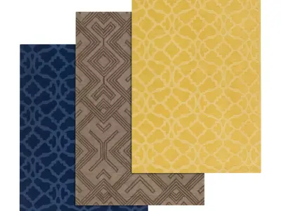 Rug Set 1186 3D model
